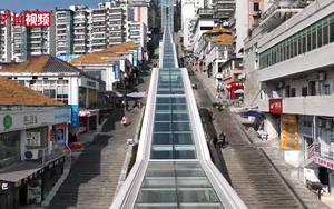 Trung Quốc khánh thành thang cuốn ngoài trời dài nhất thế giới