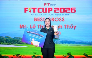 Nữ golfer Lê Thị Thanh Thúy vô địch F.I.T CUP 2026 với vòng đấu 73 gậy