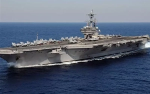 Iran dọa nhắm mục tiêu vào mạng lưới hỗ trợ tàu sân bay USS Gerald Ford của Mỹ
