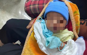 Bé trai sơ sinh bị bỏ rơi dưới hầm chui cao tốc ở Quảng Trị