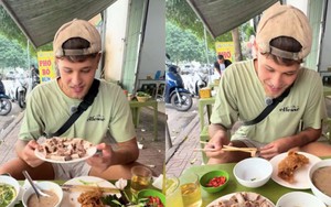 Anh Tây ăn sáng với lòng lợn và rượu táo mèo, khen 'điên rồ mà ngon nhức nách'