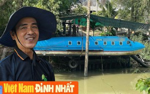 Phát hiện Lê Tuấn Khang thứ 2 tại An Giang, mang hẳn "máy bay Boeing" xuống sông lướt phăng phăng