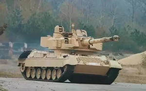 Xe tăng Leopard 1 của Ukraine 'lột xác' với tháp pháo Cockerill 3105