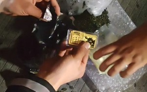 Phát hiện 3 thỏi vàng trị giá 230 triệu đồng trong một gói trà