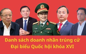 Những doanh nhân trúng cử Đại biểu Quốc hội khóa XVI: Người trẻ nhất SN 1994 đến từ Becamex, lơn tuổi nhất là 2 chủ tịch U80
