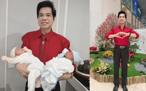 "Ông hoàng nhạc sến" Ngọc Sơn khoe 2 con vừa chào đời, lên chức bố ở tuổi U60?