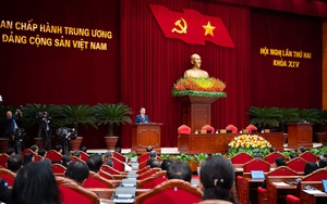 Toàn cảnh phiên bế mạc Hội nghị lần thứ 2 Ban Chấp hành Trung ương Đảng khóa XIV