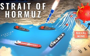 Thủy lôi, UAV và bờ biển dài 1.600 km: Iran tạo 'vùng nguy hiểm' - Mỹ đối mặt bài toán nan giải