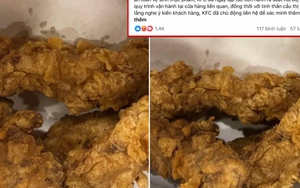 Xôn xao vụ việc gà rán KFC bị tố bán gà mốc, đồ thừa từ hôm trước, quản lý còn cãi tay đôi với khách: Thương hiệu nói gì?