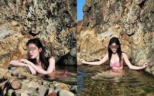 Ngâm mình trong Giếng Tiên ở Quy Nhơn, một nữ ca sĩ nổi tiếng gây phẫn nộ