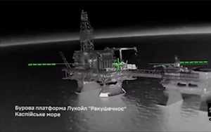 Đặc nhiệm Ukraine tấn công giàn khoan dầu của công ty Lukoil Nga ở Biển Caspian