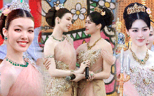 2 nữ thần Songkran đang gây sốt đất Thái: Xinh đẹp như xé truyện tranh bước ra, soi giá loạt trang sức mà hoảng hốt!