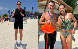 Ánh Viên gây 'chấn động' châu lục, vô địch bơi biển 10km, bơi khoẻ ngang VĐV nam giỏi nhất