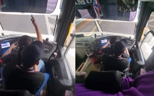 Tài xế xe buýt để 1 người phụ nữ ngồi lên đùi trong lúc lái xe, cảnh sát cho biết thêm: Anh ta đã có vợ