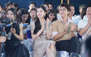 Vợ chồng Bình An – Phương Nga sánh đôi dự sự kiện ra mắt bộ sưu tập Xuân Hè 2026