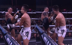 Huyền thoại Muay Saenchai tung đòn duy nhất hạ võ sĩ Trung Quốc trong 25 giây