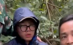 VIDEO: Tìm thấy nam sinh viên mất tích khi leo núi Tam Đảo