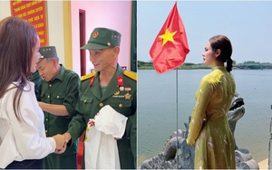Hoa khôi Vũ Thu Trà My tri ân các thương binh, liệt sĩ nhân dịp 30/4