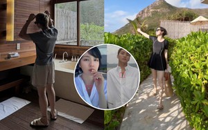 Lộ ảnh Sơn Tùng M-TP và Hải Tú nghỉ dưỡng ở resort?