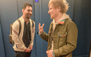 3 phút xấu hổ nhất đời Ed Sheeran: Tuôn đủ lời hoa mỹ trước Messi nhưng nhận ra GOAT không nói tiếng Anh