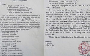 Triệt phá đường dây sản xuất, buôn bán 22 loại thực phẩm chức năng giả