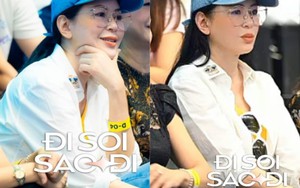 CLIP: Bắt trọn nhan sắc thực của vợ tỷ phú Johnathan Hạnh Nguyễn đi xem Pickleball PPA Asia 100