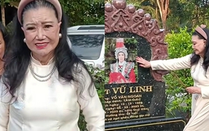 Nữ NSND quyền lực miền Nam 89 tuổi tới thăm mộ Vũ Linh, gây chú ý khi nói "mới 18 tuổi thôi"