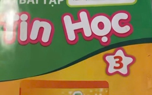 Vở bài tập Tin học lớp 3 in link 'web đen': Đơn vị phát hành thông báo khẩn