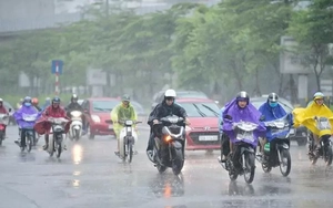 Miền Bắc mưa to diện rộng từ đêm nay