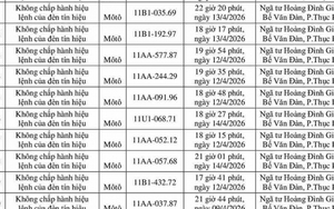162 chủ xe máy có biển số sau nhanh chóng nộp phạt nguội theo Nghị định 168