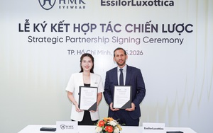 HMK Eyewear chính thức ký kết hợp tác chiến lược cùng EssilorLuxottica Việt Nam