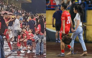 Phan Văn Đức nắm tay cô chủ khách sạn Võ Nhật Linh ăn mừng vô địch, Chu Thanh Huyền xuất hiện vài giây vẫn hot