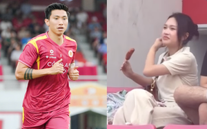 Không nhận ra Doãn Hải My khi đi cổ vũ Văn Hậu đá với Hải Phòng hôm nay: Visual xinh nhưng khác quá!