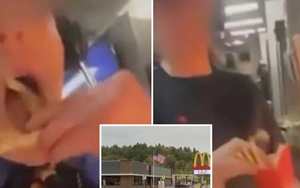 Bắt gặp quản lý cửa hàng McDonald’s nhổ nước bọt vào khoai tây rồi đưa khách