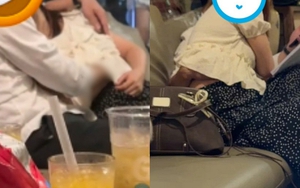 Đôi nam nữ có hành động phản cảm giữa quán cà phê Hà Nội, nhiều khách hàng bức xúc: “Thiếu ý thức nơi công cộng”