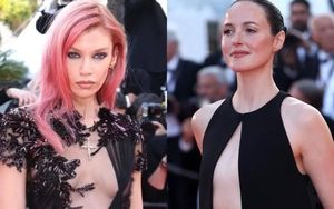 Váy xuyên thấu, hở bạo trên thảm đỏ Cannes ngày cuối