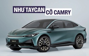 VW ID. Unyx 07 - Sedan điện giá quy đổi hơn 420 triệu đồng, ngang cỡ Camry, dáng như ‘tiểu Taycan’, chạy gần 560km/sạc