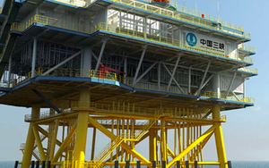 Phát hiện tấm cọc Trung Quốc nặng 13.600 tấn ở giữa biển, cao hơn toà nhà 20 tầng, sắp hoàn thành nhiệm vụ lớn