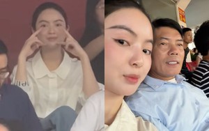 Chu Thanh Huyền nhí nhảnh cổ vũ Quang Hải: Nhan sắc qua "cam nhà đài" có gây thất vọng?