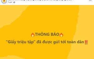 Cục An ninh mạng và phòng, chống tội phạm sử dụng công nghệ cao đã gửi "giấy triệu tập" tới toàn dân: Chuyện gì đây?