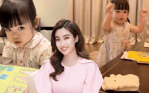 Con gái Đỗ Mỹ Linh mới 3 tuổi đã lộ tố chất "cây hài": Học số thì hướng nội nhưng nghe nhạc là "cháy hết mình"