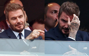 Beckham phong độ lịch lãm cũng phải cau mày thất vọng về tuyển Anh khi bị Ghana cầm hoà