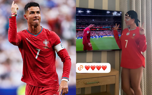 Nàng WAG Georgina gây tranh cãi khi diện mốt "giấu quần" táo bạo ăn mừng Ronaldo lập cú đúp ở World Cup