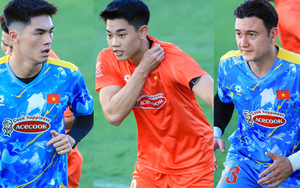 ĐT Việt Nam tập giữa nắng như đổ lửa chuẩn bị cho ASEAN Cup: Đình Bắc, Trung Kiên mướt mồ hôi visual vẫn sáng bừng!