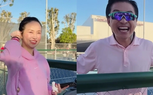 Vợ Tuấn Hưng sang Mỹ, một nữ danh hài gặp ở sân  pickle ball phải thốt lên: "Xinh lắm"