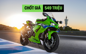 Kawasaki ZX-10R 2026 chốt giá 549 triệu tại Việt Nam: Lắp cánh gió như xe đua MotoGP, rẻ nhất phân khúc sportbike 1.000 cc, mức giảm gần bằng 1 chiếc VinFast Minio Green so với đời cũ