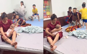 Clip 'thảm cảnh 1 bà trông 5 cháu nghỉ hè' khiến dân mạng vừa cười vừa thương