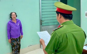 Bắt giữ bà Lý Thái Nghiếm khi đang đứng trước cửa nhà cùng nhiều bao tải