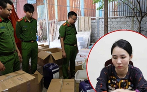 Đồng loạt khám xét 7 địa điểm, thu 30.000 sản phẩm, bắt quản lý Phạm Thị Thảo SN 1993
