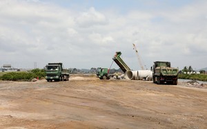 Doanh nghiệp của tỷ phú Phạm Nhật Vượng huy động máy móc thi công nhà ga tại siêu dự án 5,6 tỷ USD chưa từng có trong lịch sử